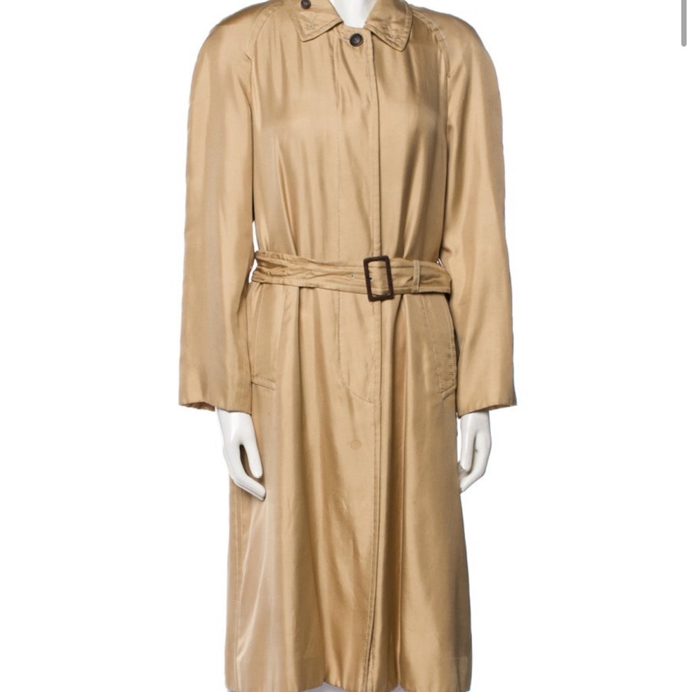 Prada 100% Silk Trench Coat